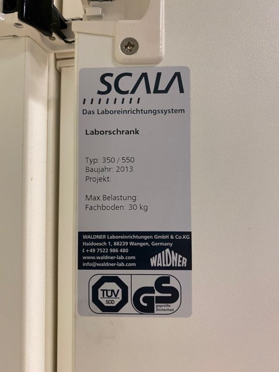 Waldner Scala Laboratory Cabinet 120cmx55cmx210cm